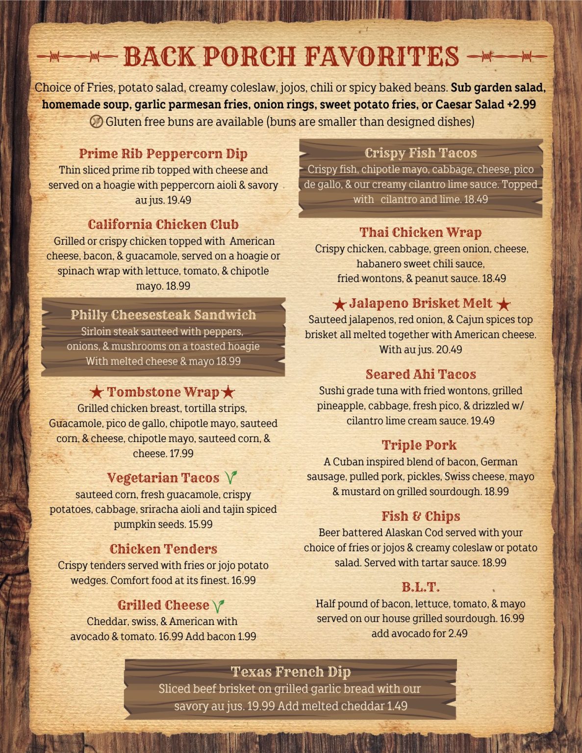 Back Porch Favorites